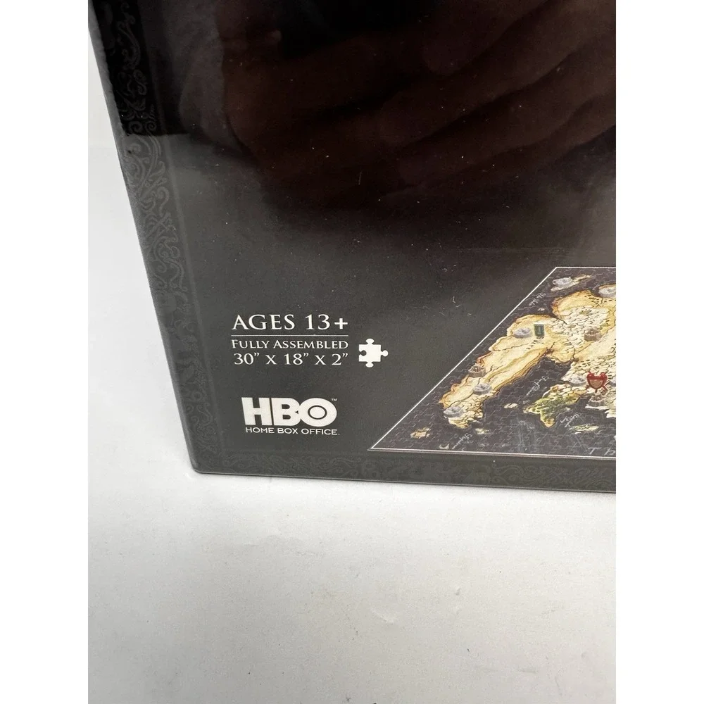 4D Cityscape Game of Thrones: 3D Map Puzzle of Westeros NEW SEALED